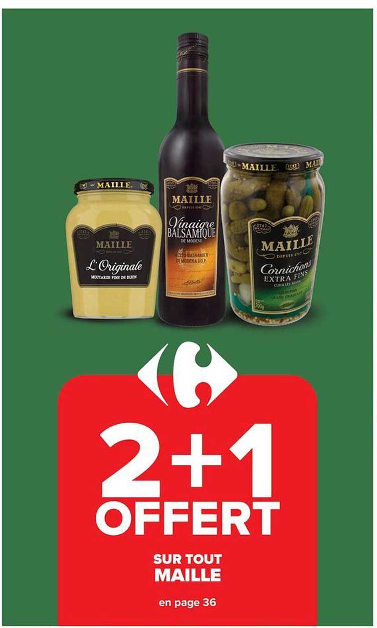 2+1 OFFERT SUR TOUT MAILLE