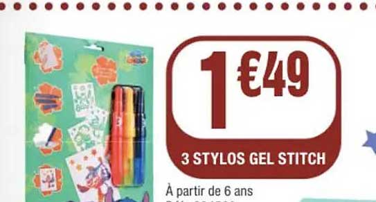 3 STYLOS GEL STITCH