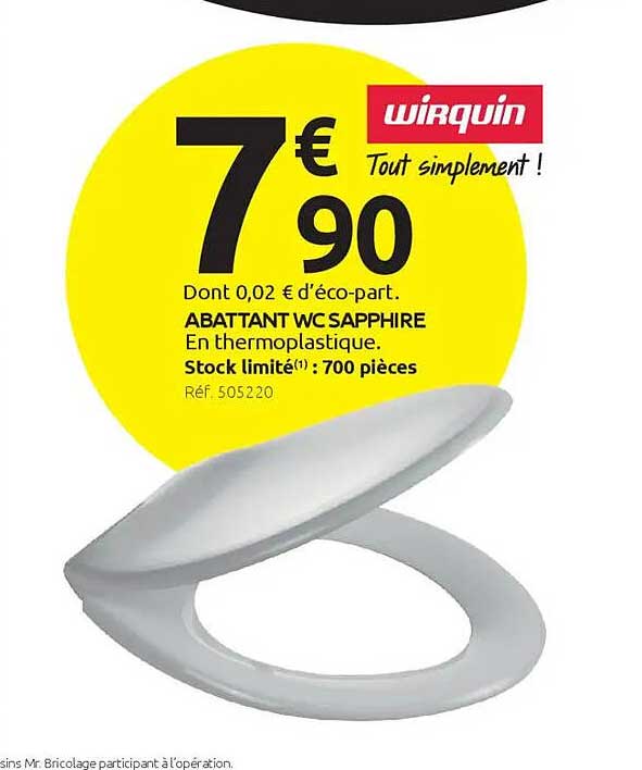 ABATTANT WC SAPPHIRE