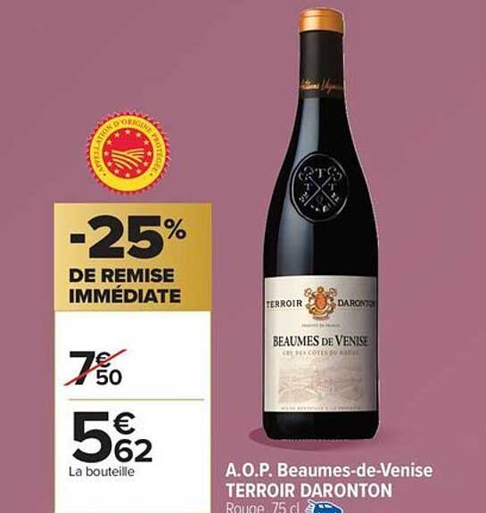 A.O.P. Beaumes-de-Venise Terroir Daronton