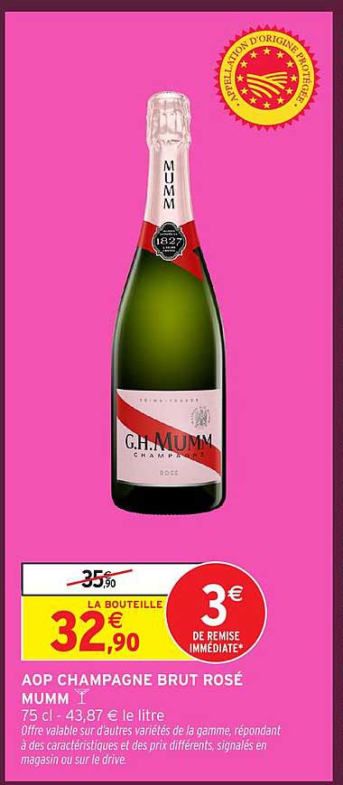 AOP CHAMPAGNE BRUT ROSÉ MUMM