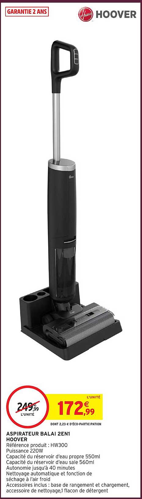 ASPIRATEUR BALAI ZENI HOOVER