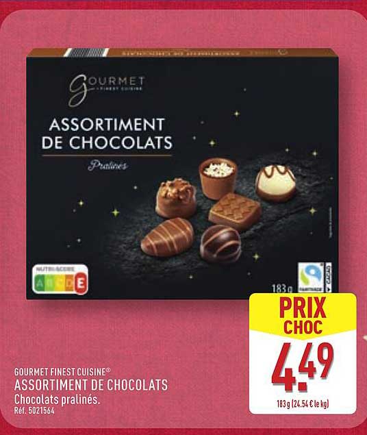 ASSORTIMENT DE CHOCOLATS