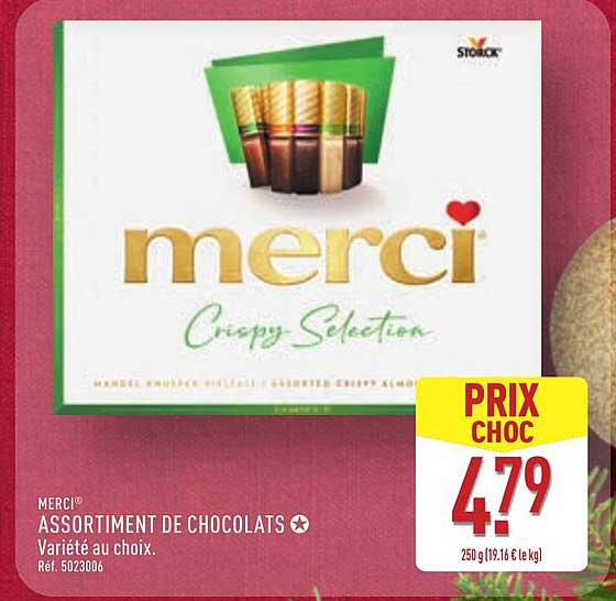 ASSORTIMENT DE CHOCOLATS