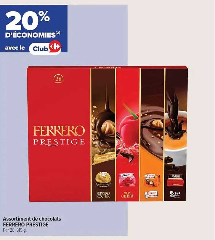 Assortiment de chocolats FERRERO PRESTIGE