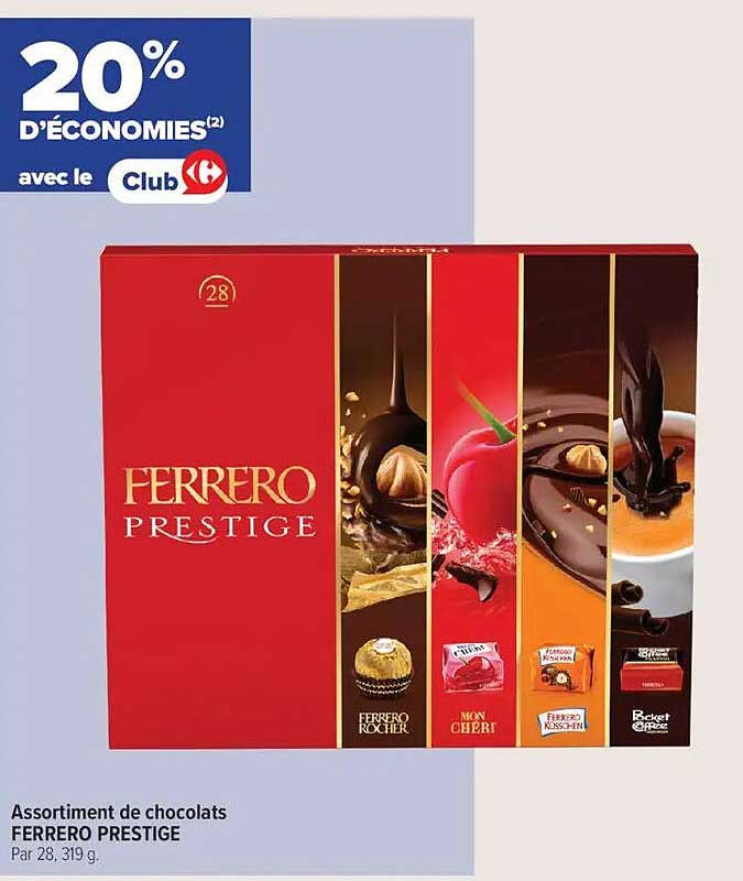 Assortiment de chocolats FERRERO PRESTIGE
