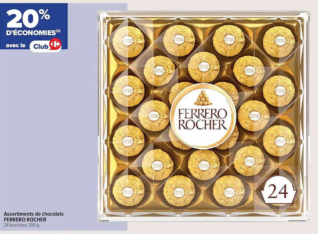 Assortiments de chocolats FERRERO ROCHER