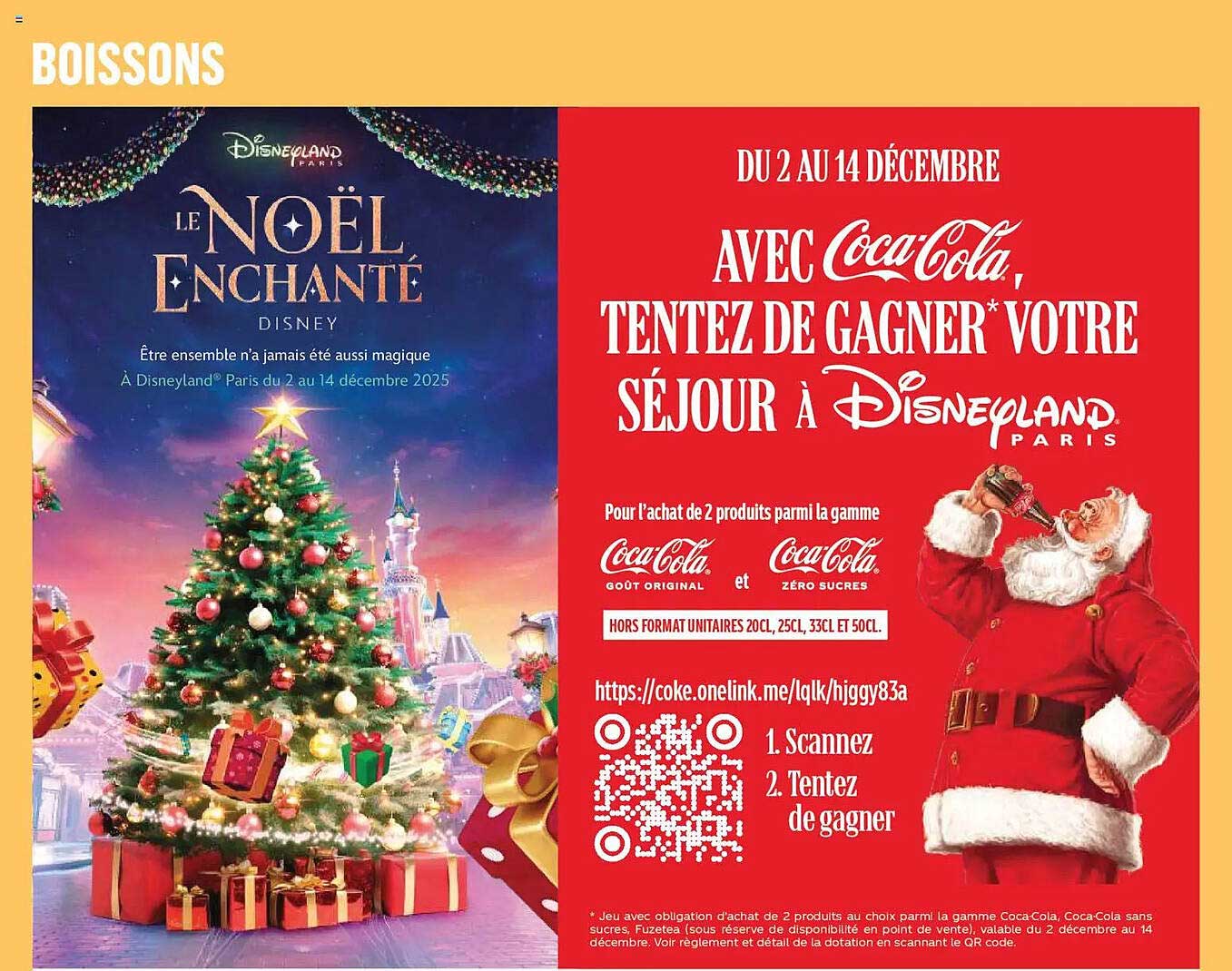 Avec Coca-Cola, tentez de gagner votre séjour à Disneyland Paris