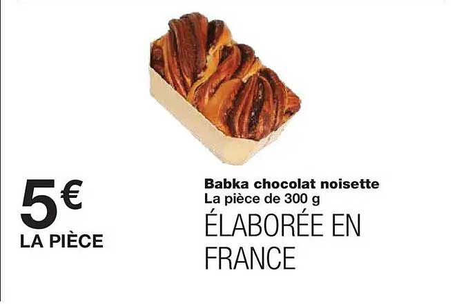 Babka chocolat noisette