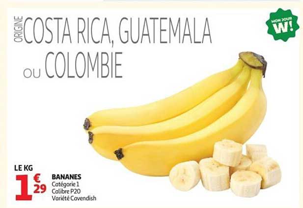 Bananes - 1,29 € le kg