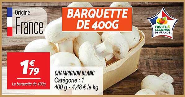BARQUETTE DE 400G