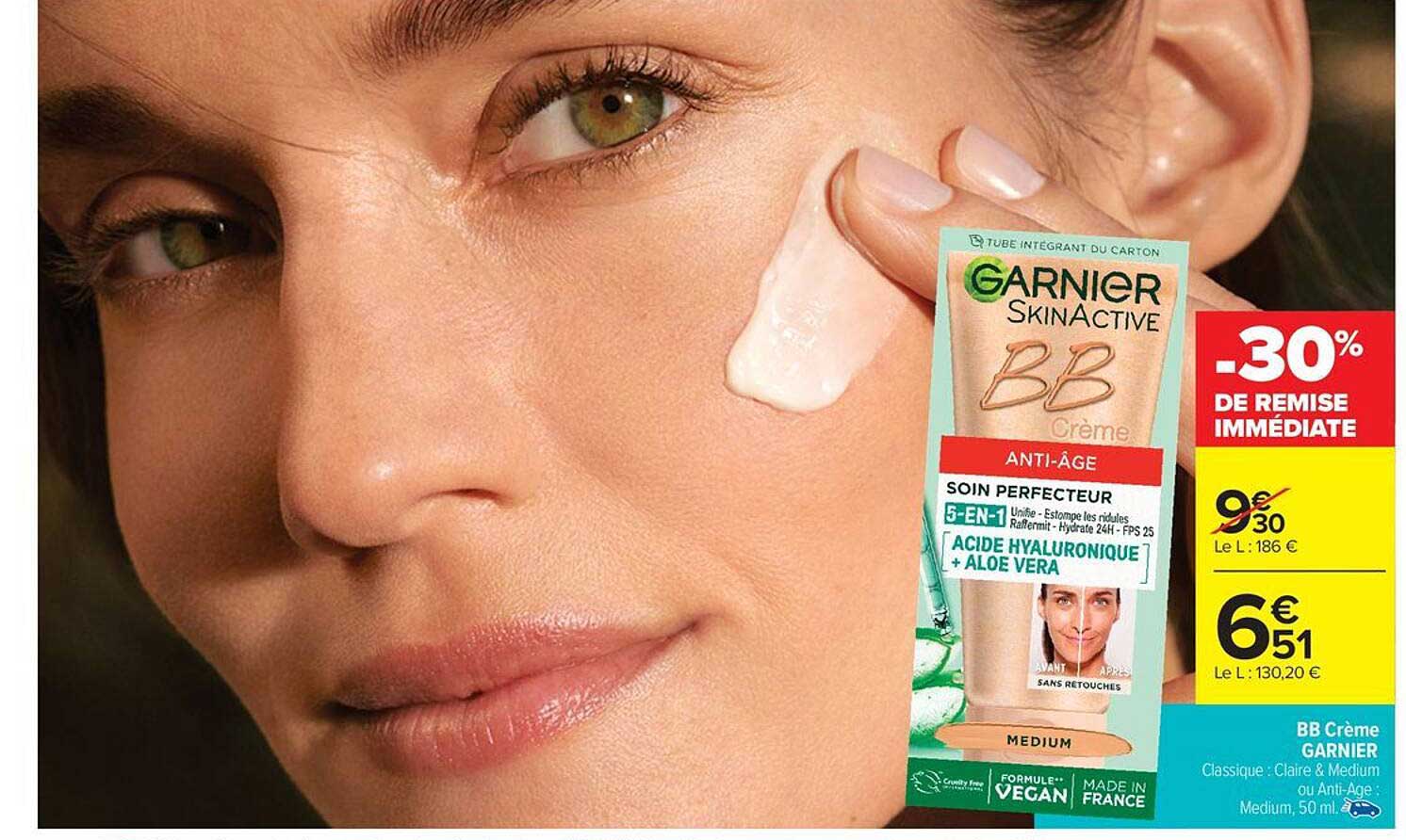 BB Crème GARNIER -30% de remise immédiate
