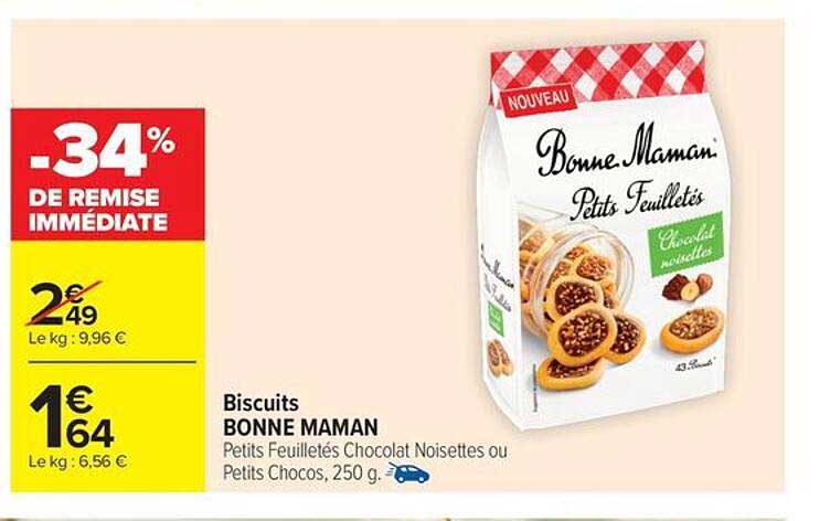 BISCUITS BONNE MAMAN