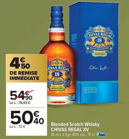 Blended Scotch Whisky CHIVAS REGAL XV