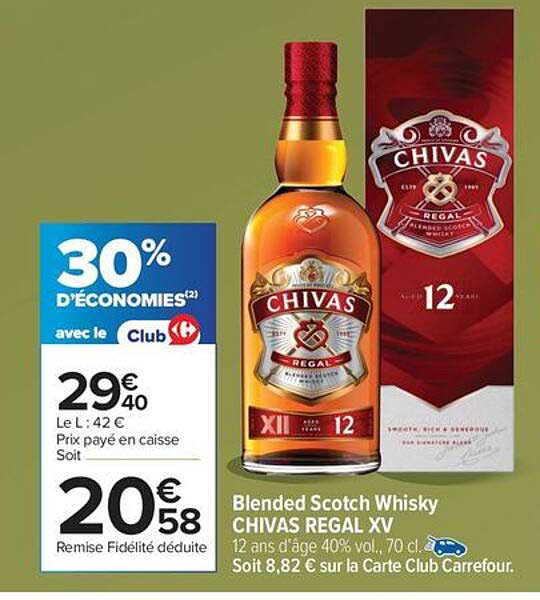 Blended Scotch Whisky CHIVAS REGAL XV