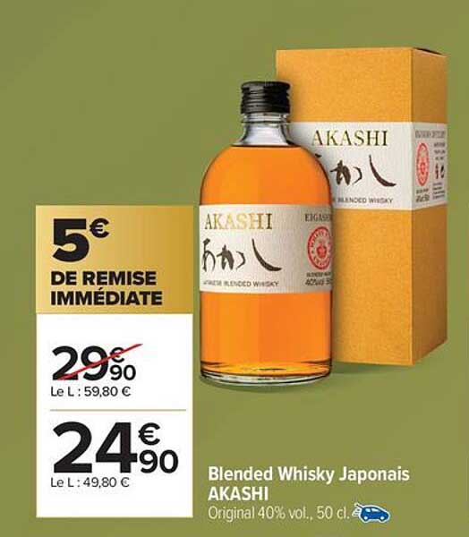 Blended Whisky Japonais AKASHI