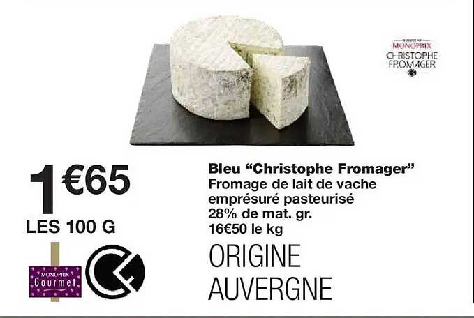 Bleu "Christophe Fromager"