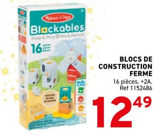 BLOCS DE CONSTRUCTION FERME