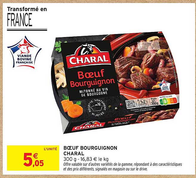 Bœuf Bourguignon Charal