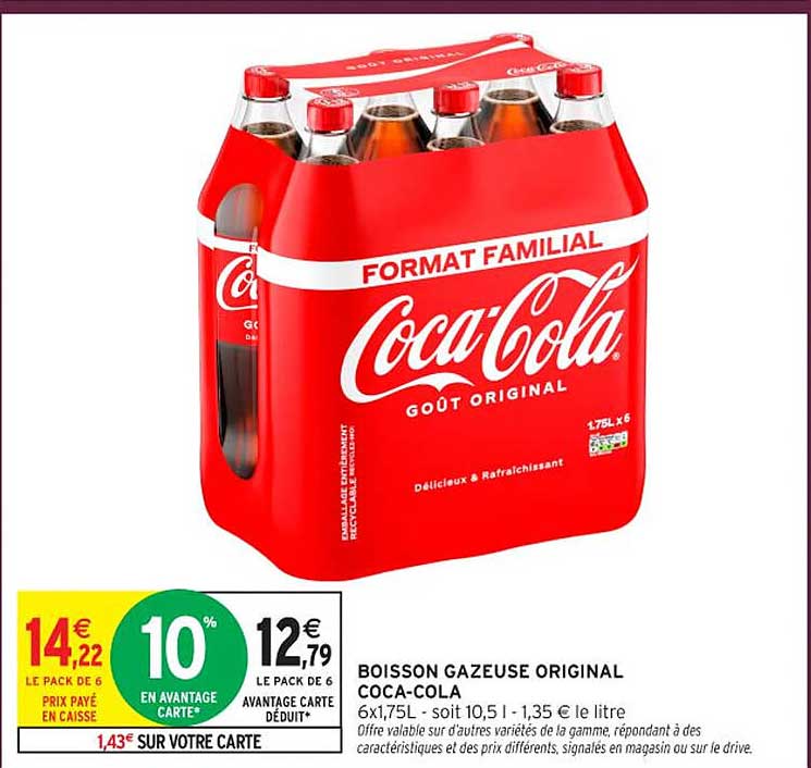 BOISSON GAZEUSE ORIGINAL COCA-COLA