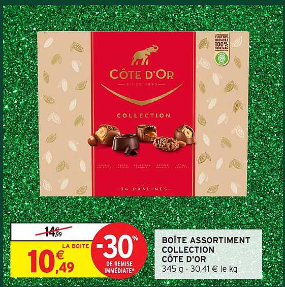 BOÎTE ASSORTIMENT COLLECTION CÔTE D'OR