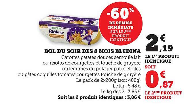 BOL DU SOIR DES 8 MOIS BLEDINA