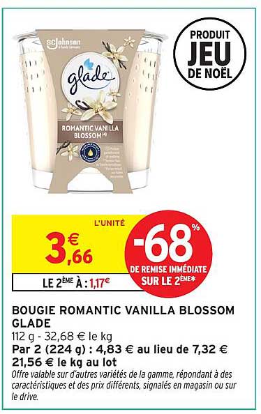 BOUGIE ROMANTIC VANILLA BLOSSOM GLADE