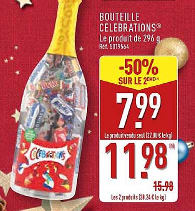 BOUTEILLE CELEBRATIONS®