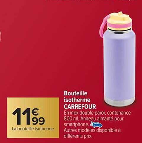Bouteille isotherme CARREFOUR