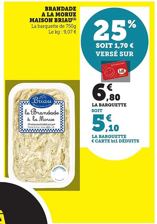 BRANDADE À LA MORUE MAISON BRIAU