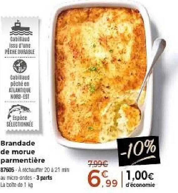 Brandade de morue parmentière