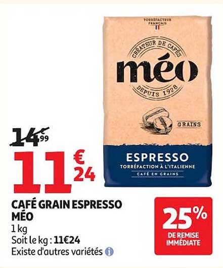 CAFÉ GRAIN ESPRESSO MÉO