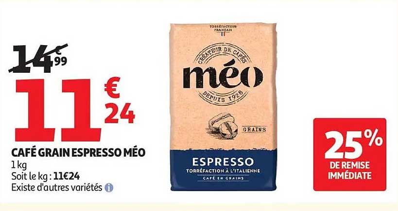 CAFÉ GRAIN ESPRESSO MÉO