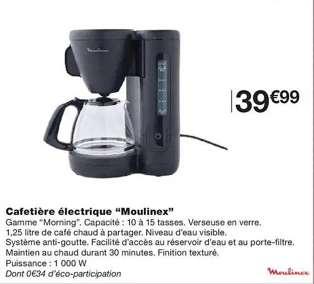 Cafetière électrique "Moulinex"