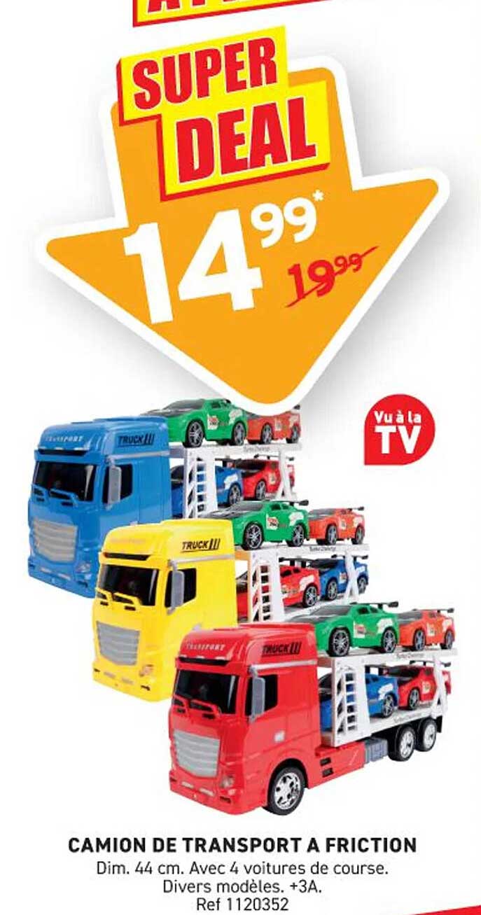 CAMION DE TRANSPORT A FRICTION