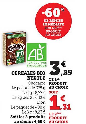 CEREALES BIO NESTLE