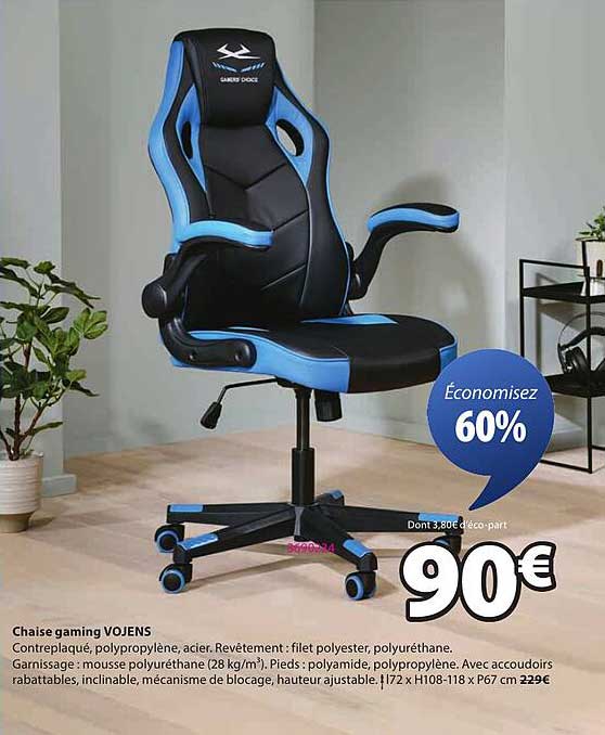 Chaise gaming VOJENS