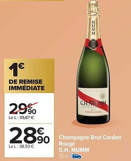 Champagne Brut Cordon Rouge G.H. MUMM