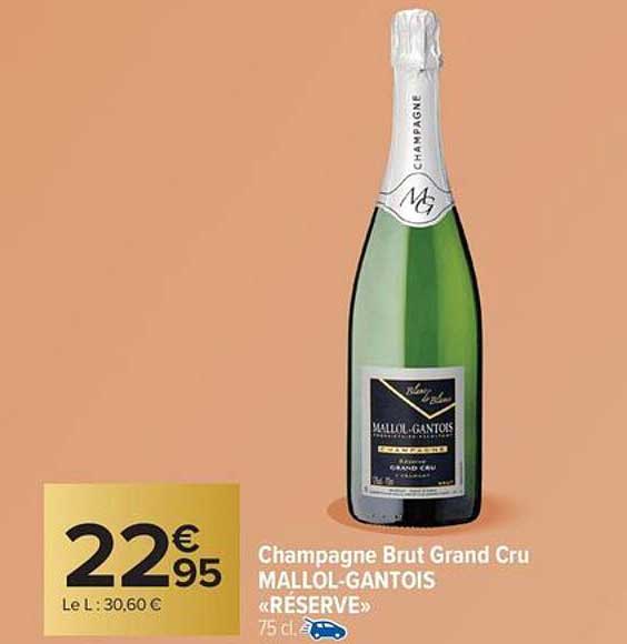 Champagne Brut Grand Cru MALLOL-GANTOIS «RÉSERVE»