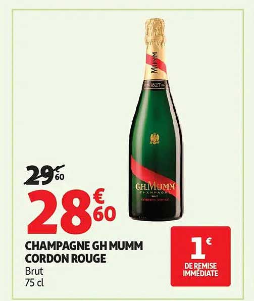 CHAMPAGNE GH MUMM CORDON ROUGE