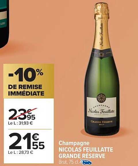 Champagne NICOLAS FEUILLATTE GRANDE RÉSERVE