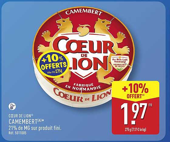 CŒUR DE LION CAMEMBERT