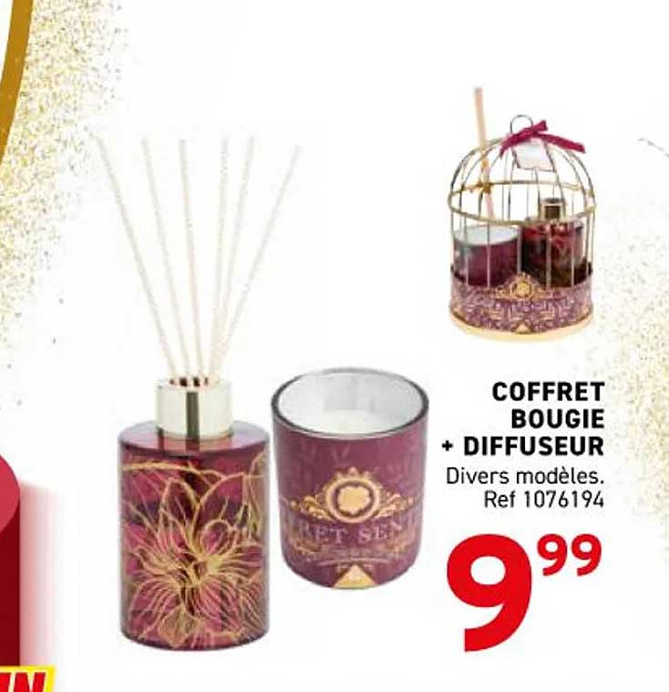 COFFRET BOUGIE + DIFFUSEUR