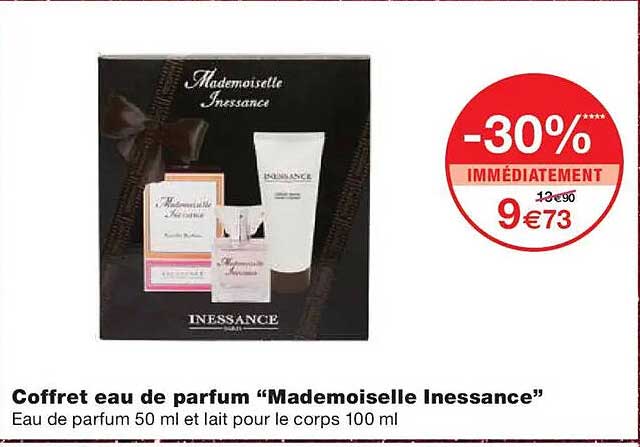 Coffret eau de parfum “Mademoiselle Inessance”
