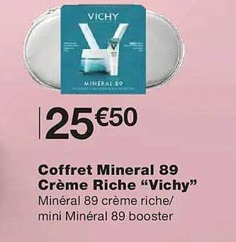 Coffret Mineral 89 Crème Riche “Vichy”