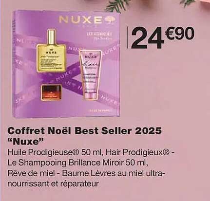 Coffret Noël Best Seller 2025 “Nuxe”