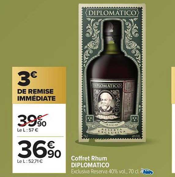 Coffret Rhum DIPLOMATICO