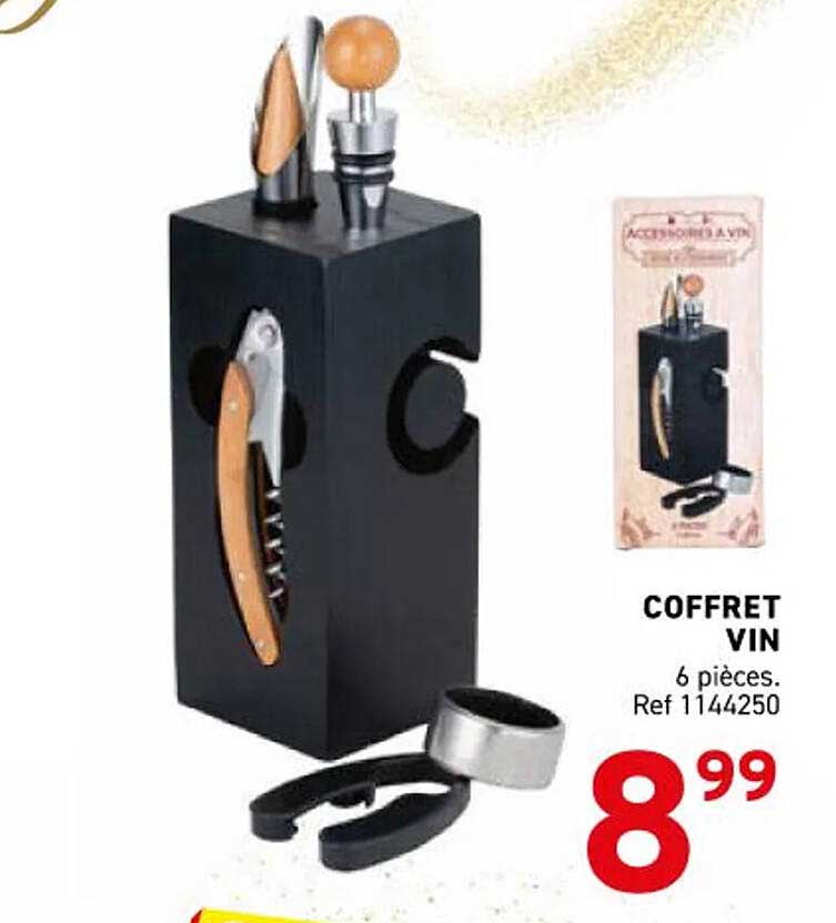 COFFRET VIN 6 pièces. Ref 1144250