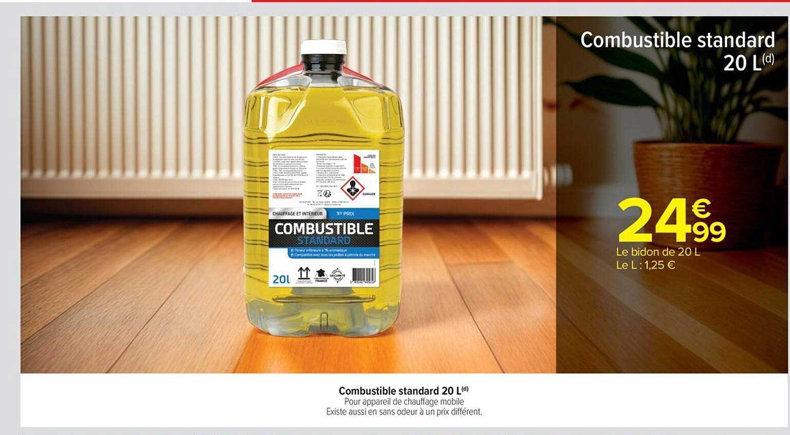 Combustible standard 20 L