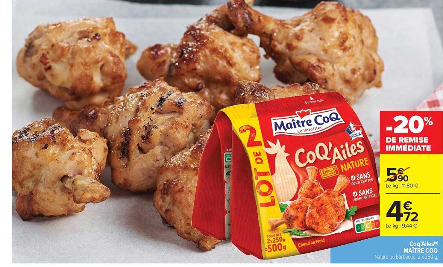 CoQ'Ailes MAÎTRE COQ -20% DE REMISE IMMEDIATE